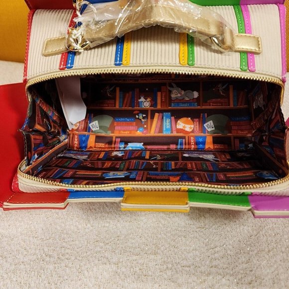 Loungefly Disney Stitch Shoppe Classic Disney Books Crossbody Bag Volume 3 NEW - Picture 13 of 15